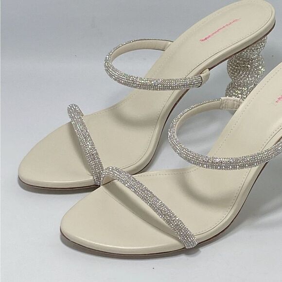 Cult Gaia Envi Embellished High Heel Slide Sandals size 40 - Picture 7 of 12